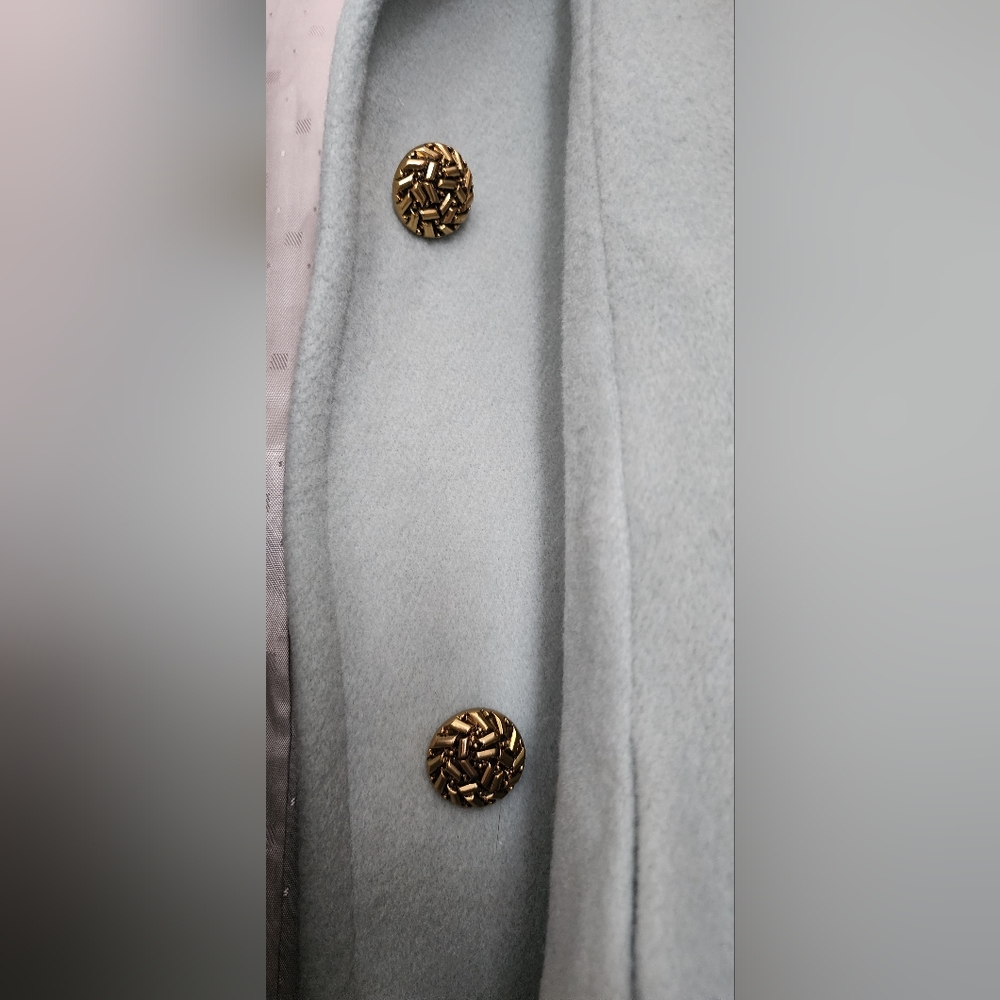 Ashley Scott Women's Light Blue Coat - Picture 4 of 8
